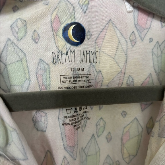 Dreamiere (Dream Jamms) Jammstones Bamboo Footie Pajama Size 12-18 months - Picture 3 of 5